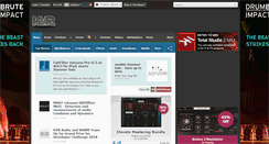 Desktop Screenshot of kvraudio.com